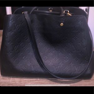 Louis Vuitton Montaigne GM Monogram Empreinte Nior